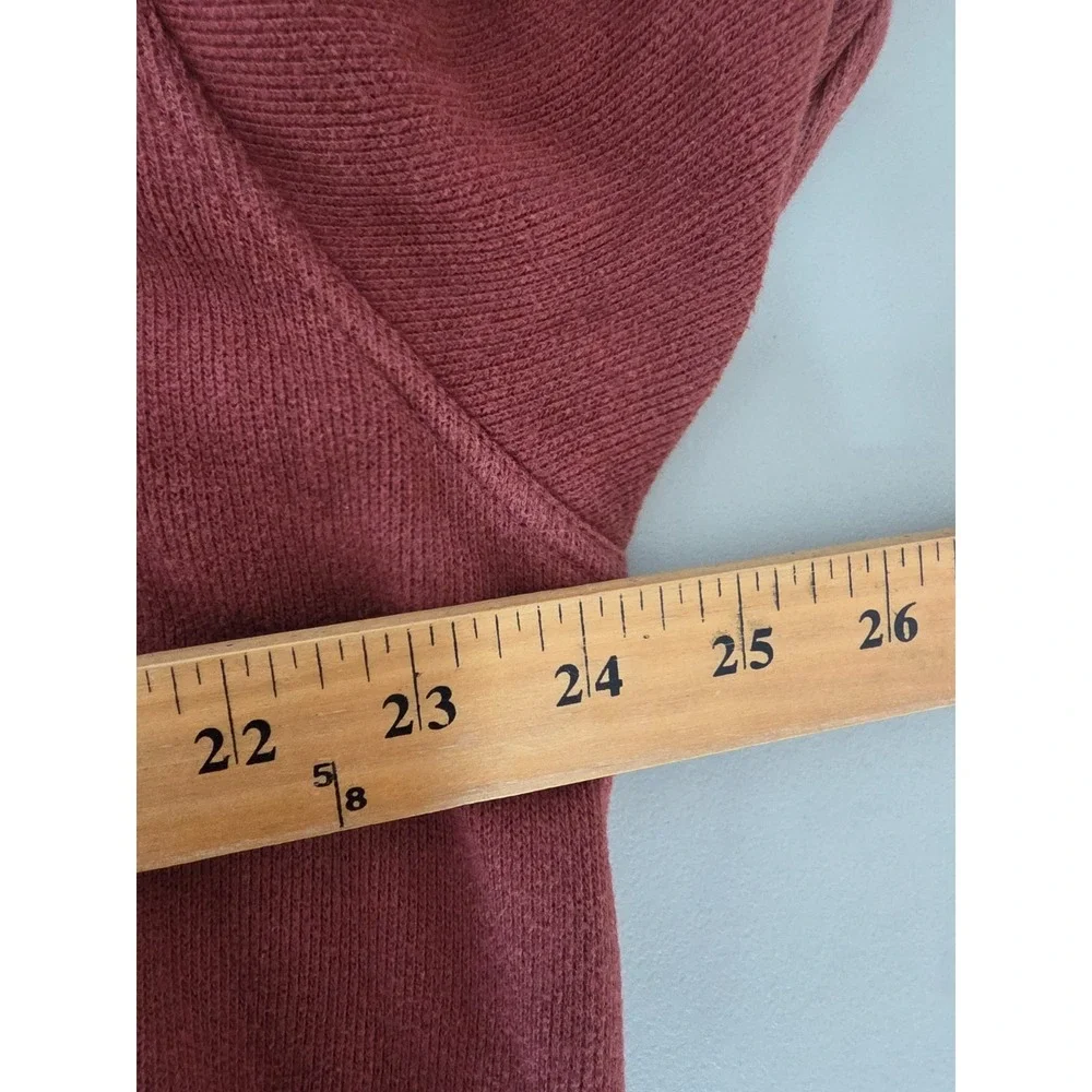 Roundtree & Yorke‎ Sweater Mens XL Red 1/4 Zip Mockneck Long Sleeve